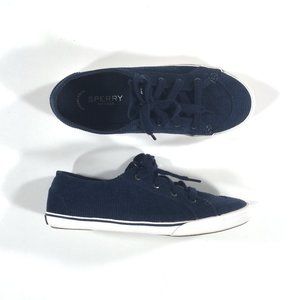 Sperry Lounge LTT Corduroy Sneakers Womens Size 8 Blue STS84445
